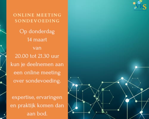 Online meeting over sondevoeding